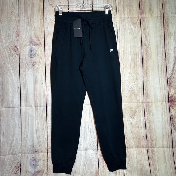 Fabletics Pants - Fabletics Joggers Womens S Black Drawstring Elastic Waist Activewear‎ Athleisure